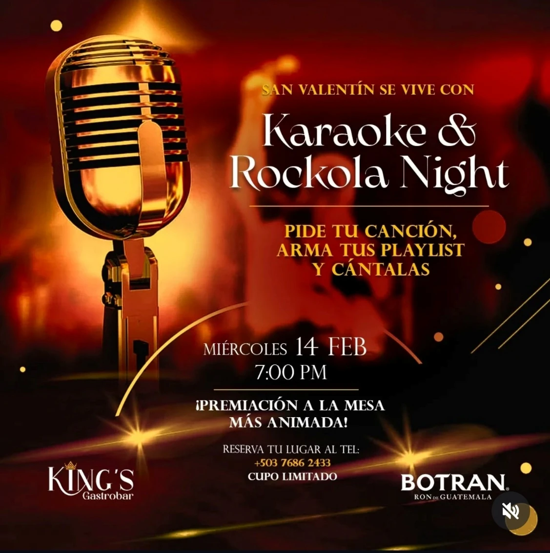 Karaoke y rockola para King’s Gastrobar
