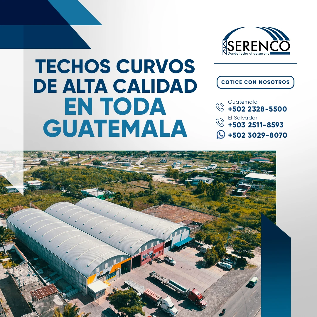 Pieza para techos curvos para SERENCO